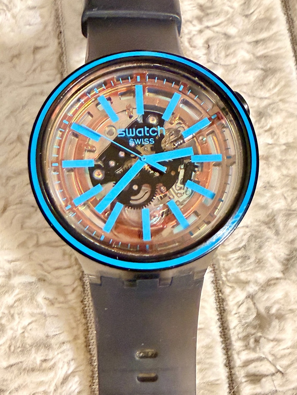 Swatch Big Bold “Fire Taste” S027B112 Swiss Watch